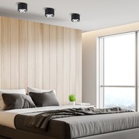 Lampa Sufitowa MORIS Czarny 1xGU10/AR111