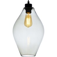 Lampa Wisząca TULON  Transparentny 1xE27