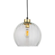 Lampa Wisząca DEVI Transparentny 1xE27