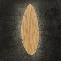 Kinkiet HOJA Jasne Drewno 2xG9