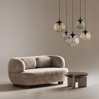 Lampa Wisząca ESME Mix Szklane Klosze  5xE27