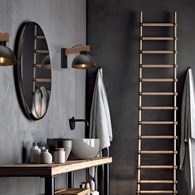 Kinkiet ścienny OSLO Czarny 1xE27