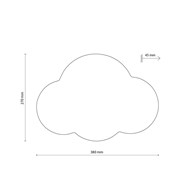 Kinkiet ścienny CLOUD Niebieski 2xG9