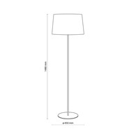 Lampa Podłogowa MAJA NATURE 148cm