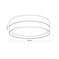 Lampa Sufitowa ECO 4xE27 Abażur 60cm