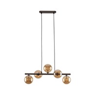 Lampa Wisząca ESTERA Brązowy 5xG9