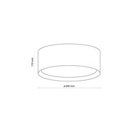 Lampa Sufitowa JUTA 4xE27 60cm