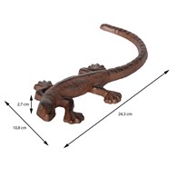 Figurka żeliwna jaszczurka 24,3 cm